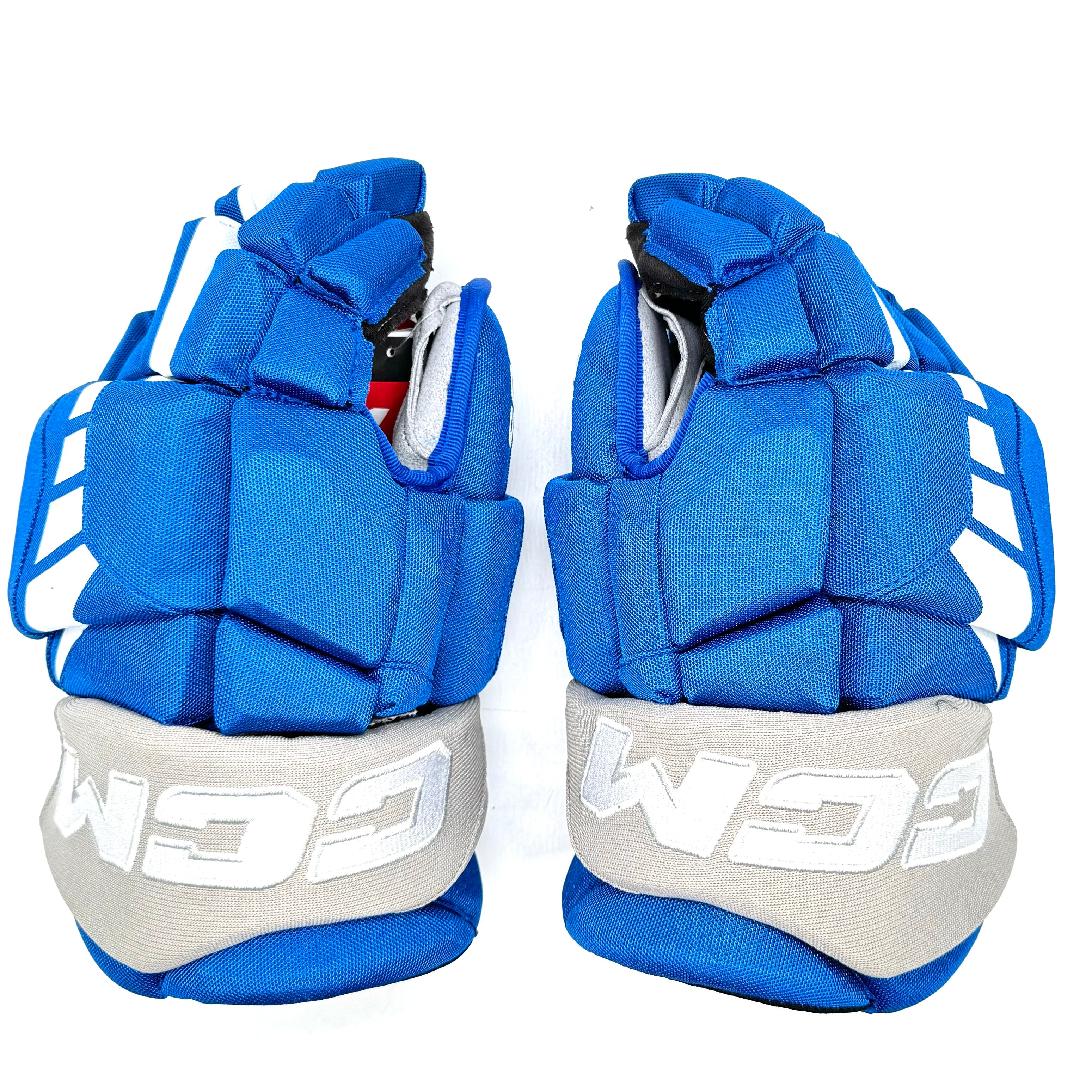 CCM HGJSCHLPP - Gant OHL Pro Stock (Bleu/Gris/Blanc)
